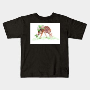 Fawn sketch Kids T-Shirt
